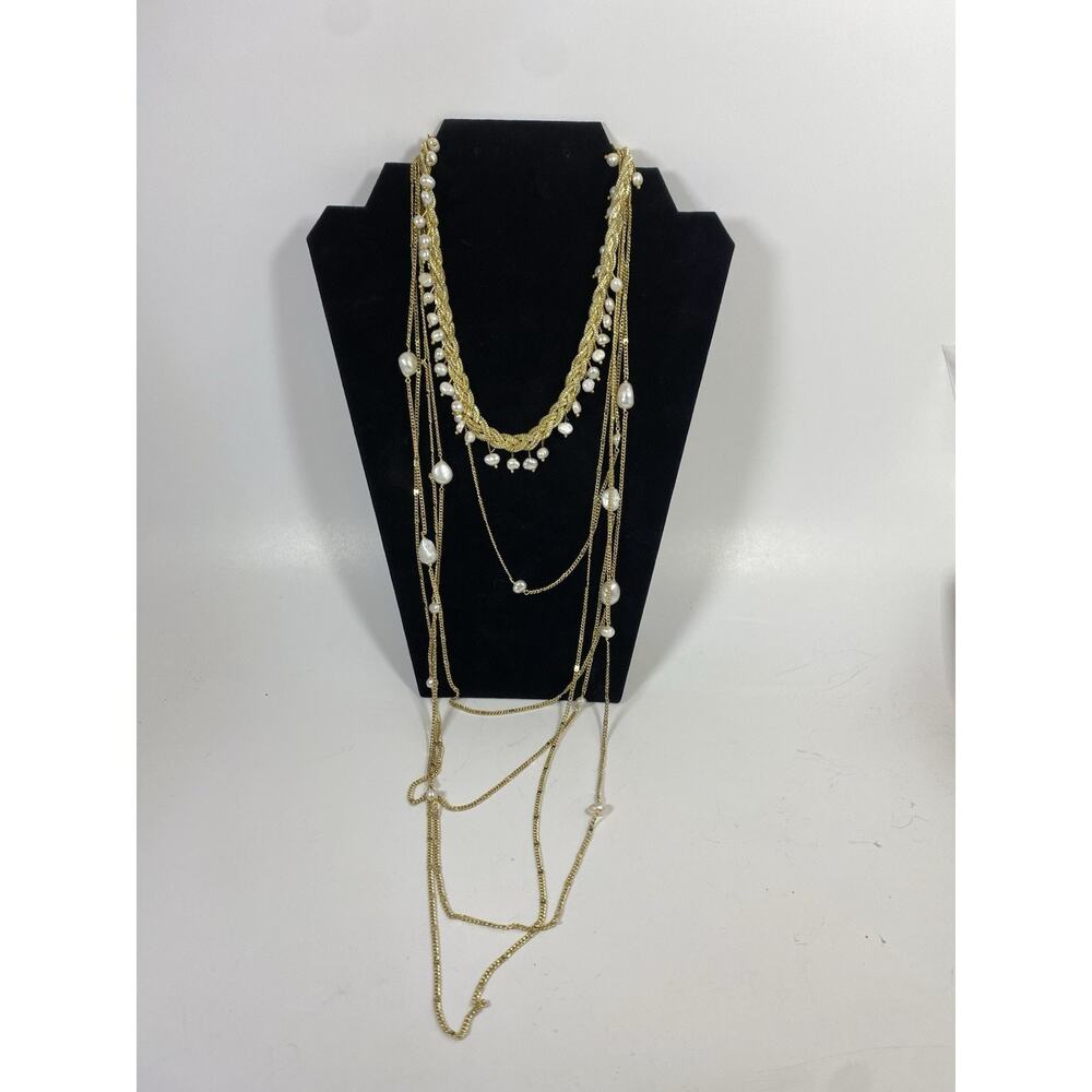 Nakamol Layered Pearl Necklace